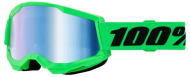 Motocross Goggles 100% STRATA 2 NEON GREEN/BLUE