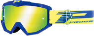 Motocross Goggles PROGRIP3201FL Atzaki MX BLUE