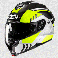 Flip-up helmet HJC C91N KAON NEON YELLOW