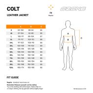 Geacă de piele pentru motocicletă OZONE COLT