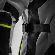 Geacă de motocicletă textilă de vară Rebelhorn Scandal 3 Negru/Gri/Fluo/Galben