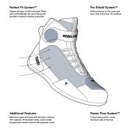 Motorcycle Boots Rebelhorn Swift Black/Fluo/Yellow