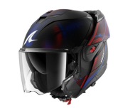 Modular helmet SHARK OXO SPEED-TECH BLACK/BLUE/RED