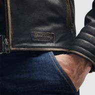 REBELHORN HUNTER II sports leather motorcycle jacket