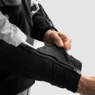 Textile motorcycle jacket Rebelhorn Borg 2 Black/Grey/Fluo/Yellow