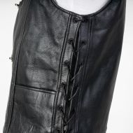 Ozone Rino leather motorcycle vest