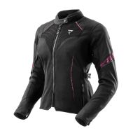 Дамско мото яке REBELHORN JAX LADY BLACK/GREY/PINK