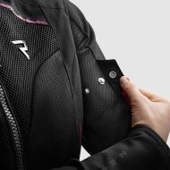 Дамско мото яке REBELHORN JAX LADY BLACK/GREY/PINK