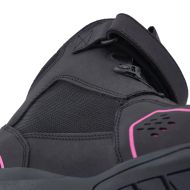 Ghete moto pentru femei REBELHORN SPARK II LADY NEGRU/ROZ