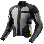 Лятно текстилно мото яке Rebelhorn Scandal 3 Black/Grey/Fluo/Yellow