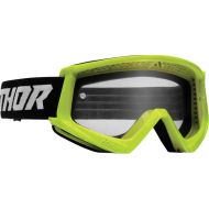 Motocross goggles THOR COMBAT RACER FLO ACID/BLACK