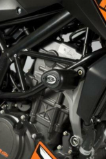 Краш тапи R&G RACING Aero Crash Protectors Black KTM DUKE 125 11-22 / 390 13-22