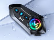 Интерком за мотоциклет Bluetooth Y12 pro слушалка за моторна каска
