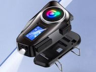 Интерком за мотоциклет Bluetooth Q58max слушалка за каска с конферентен разговор, радио и фенерче