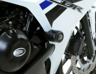 Краш тапи R&G RACING Aero Crash Protection Kit Black Honda CBR500R 16-18