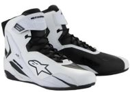 Ghete moto pentru femei ALPINESTARS STELLA FASTER V4 ALB/NEGRU
