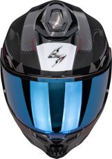 Cască SCORPION EXO-1500 CARBON AIR ZITY Negru-Roșu-Albastru
