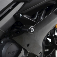 Dopuri de protecție R&G RACING Aero Crash Protectors Negre Yamaha YZF-R125 19-22