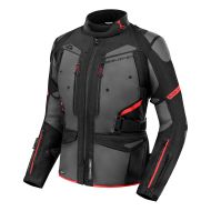 Women's 4-season touring motorcycle jacket SHIMA DUNE LADY RED