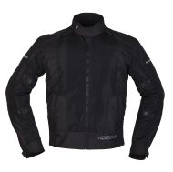 Sporty summer motorcycle jacket Modeka Veo Air Black