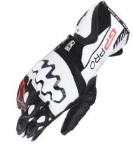 Leather gloves ALPINESTARS GP PRO V4 BK/WH