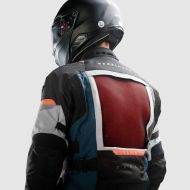 Текстилно яке REBELHORN CUBBY-V-BLUE/GREY/RED
