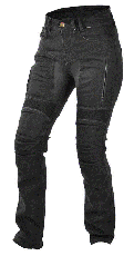 Blugi moto dama TRILOBITE 661 PARADO REGULARE FIT BLACK