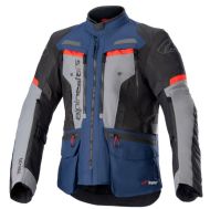 Jachetă moto ALPINESTARS Bogota Pro Drystar® textilă NEGRU/BLEUMARIN/ROȘU