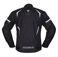 Спортно туристичеко лятно мото яке с водоустойчива мембрана  Modeka Yannik Air Black/White