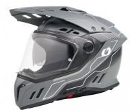 Ендуро каска O'NEAL SIERRA RS ECHO BLACK/GRAY V.26 - ДЕФЕКТ