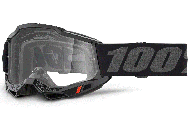 Motocross goggles 100% ACCURI2 BLACK 2024