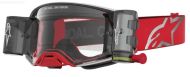 Γυαλιά μοτοκρός ALPINESTARS SUPERTECH FIRMA ROLL OFF ΚΟΚΚΙΝΑ/ΑΣΗΜΙ/ΧΡΩΜΑ