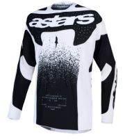 Motocross jersey ALPINESTARS TECHSTAR SWAN WHITE/BLACK