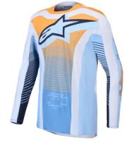 Motocross jersey ALPINESTARS TECHSTAR MAVEN BLU/TNG/BK