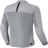 Sporty touring summer motorcycle jacket SHIMA Openair Grey + Back protector