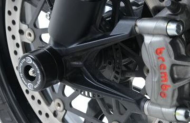 Προστατευτικό άξονα R&G RACING μαύρο προστατευτικό πιρουνιού Ducati Multistrada 1200