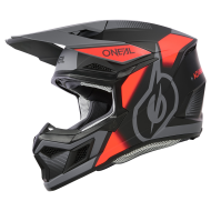 Мотокрос каска O'NEAL 3SERIES VISION BLACK/RED/GRAY V.24