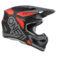 Мотокрос каска O'NEAL 3SERIES VISION BLACK/RED/GRAY V.24