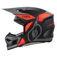 Мотокрос каска O'NEAL 3SERIES VISION BLACK/RED/GRAY V.24