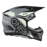 Мотокрос каска O'NEAL 3SERIES VISION BLACK/GRAY V.24