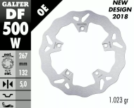 Δισκόπλακα εμπρός φρένου Galfer WAVE FIXED DISC WAVE FIXED DF500W