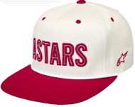 Шапка ALPINESTARS BILL SNAPBACK STADIUM OFF WHITE/RED