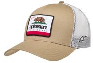 Шапка ALPINESTARS CRV BILL TRUCK CALI 2.0 KHAKI/WHITE