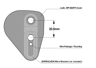 BARRACUDA Ducati Supersport MIRROR ADAPTERS