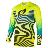 Kids motocross shirt O'NEAL ELEMENT NOVA NEON YELLOW V.27