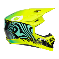 Children's motocross helmet O'NEAL 3SERIES NOVA NEON YELLOW V.27