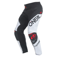 Motocross breeches O'NEAL ELEMENT FACTOR BLACK/WHITE V.27