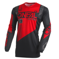 Motocross shirt O`NEAL ELEMENT FACTOR BLACK/RED V.27