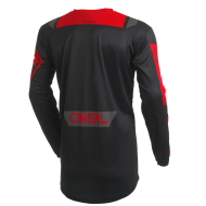 Motocross shirt O`NEAL ELEMENT FACTOR BLACK/RED V.27