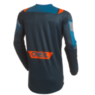 Motocross shirt O`NEAL ELEMENT FACTOR BLUE/ORANGE V.27